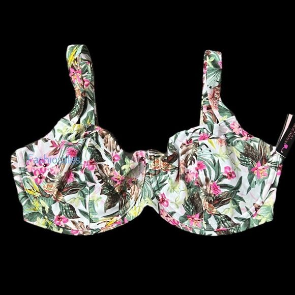 Victorias Secret Swim Essential Wicked Push up without padding Bikini top Palms - Picture 3 of 7